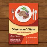 Brochure for restaurant
